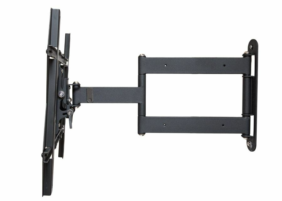 Dual Arm Articulating (Full Motion) Outdoor Weatherproof Mount for 42" - 65" TV Screens & Displays - SB-WM-ART1-M-BL (Black)