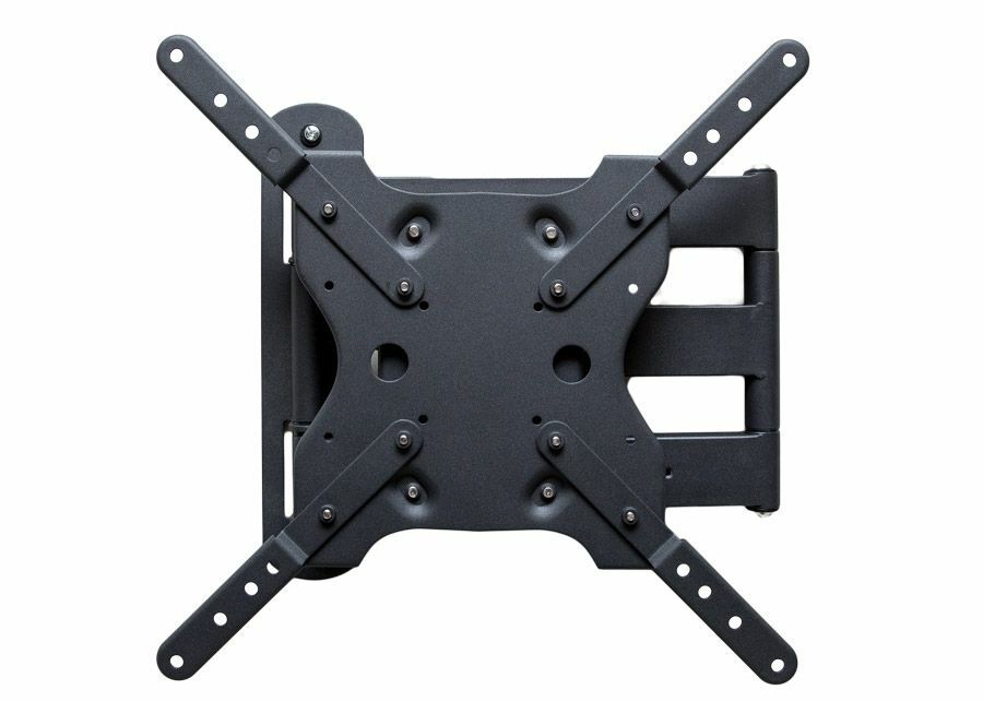 Dual Arm Articulating (Full Motion) Outdoor Weatherproof Mount for 42" - 65" TV Screens & Displays - SB-WM-ART1-M-BL (Black)