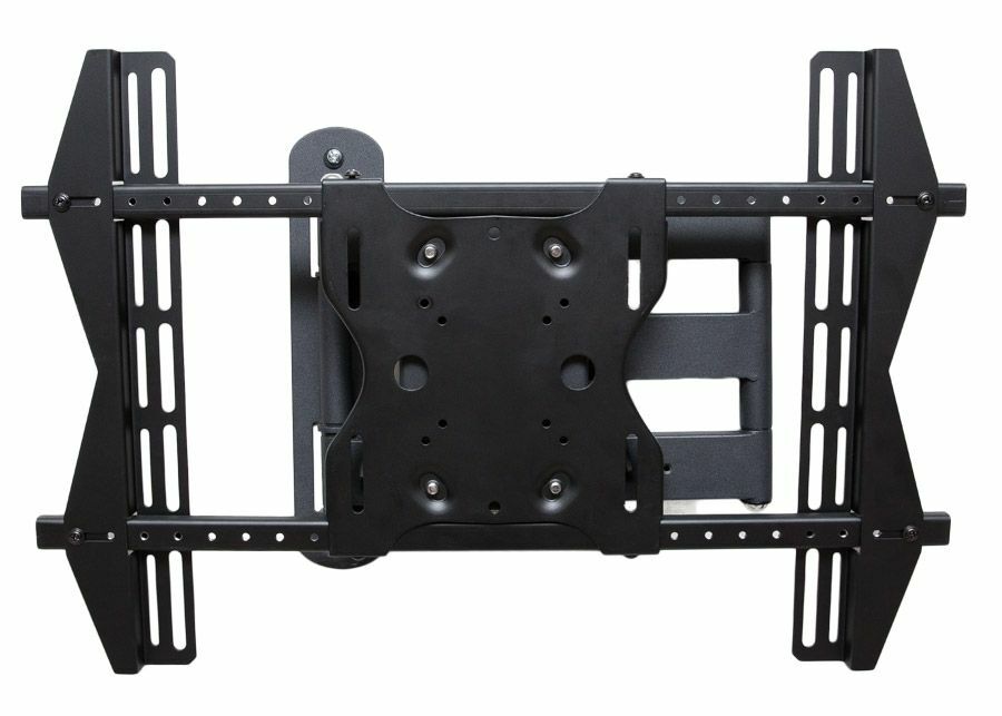 Dual Arm Articulating (Full Motion) Outdoor Weatherproof Mount for 42" - 65" TV Screens & Displays - SB-WM-ART1-M-BL (Black)