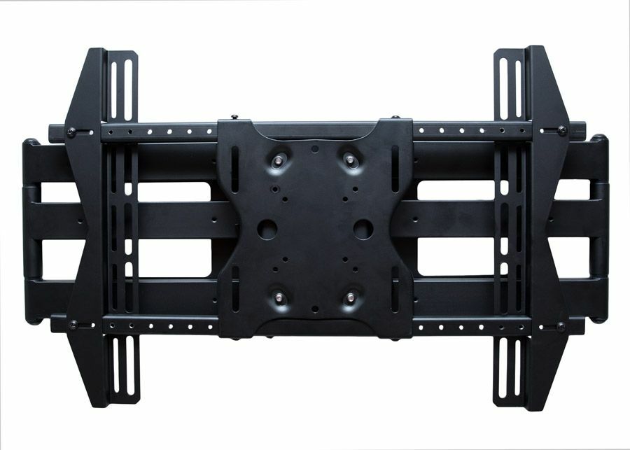 Dual Arm Articulating (Full Motion) Outdoor Weatherproof Mount for 37" - 80" TV Screens & Displays - SB-WM-ART2-L-BL (Black)