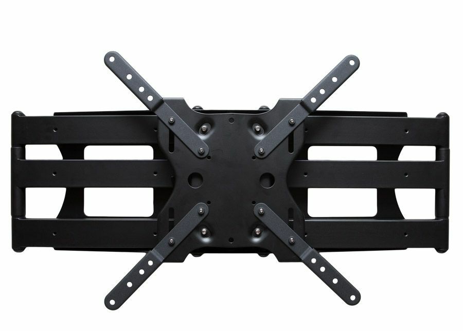 Dual Arm Articulating (Full Motion) Outdoor Weatherproof Mount for 37" - 80" TV Screens & Displays - SB-WM-ART2-L-BL (Black)