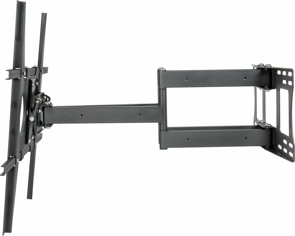 Dual Arm Articulating (Full Motion) Outdoor Weatherproof Mount for 49" - 80" TV Screens & Displays - SB-WM-ART2-XL-BL (Black)