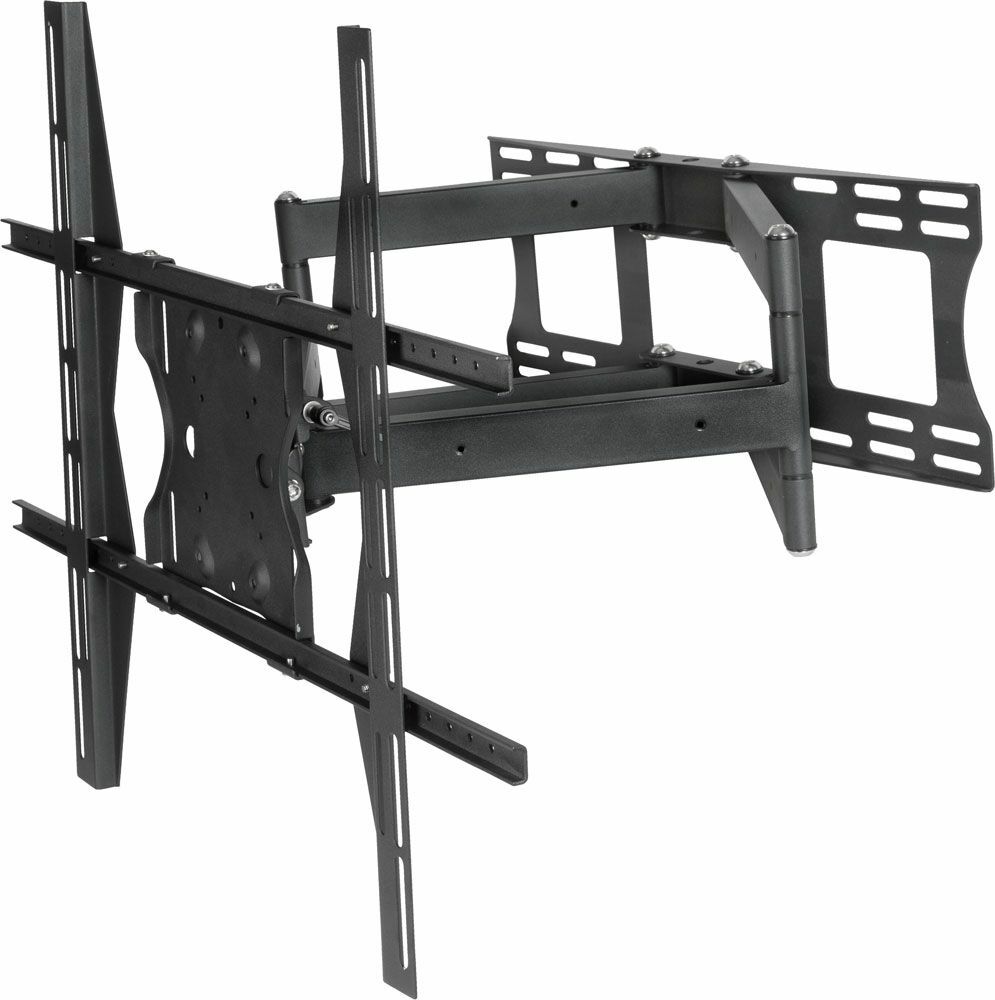 Dual Arm Articulating (Full Motion) Outdoor Weatherproof Mount for 49" - 80" TV Screens & Displays - SB-WM-ART2-XL-BL (Black)