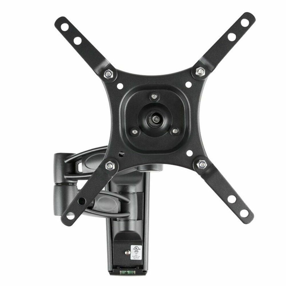 Single Arm Articulating (Full Motion) Outdoor Weatherproof Mount for 32" - 43" TV Screens & Displays - SB-WM-ART1-S-BL (Black)