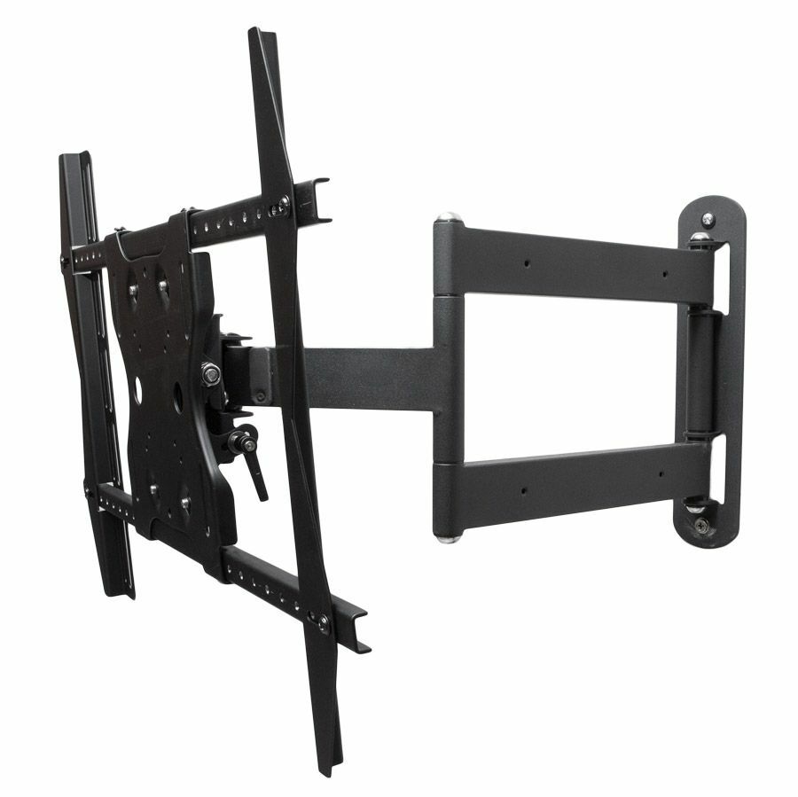 Dual Arm Articulating (Full Motion) Outdoor Weatherproof Mount for 42" - 65" TV Screens & Displays - SB-WM-ART1-M-BL (Black)