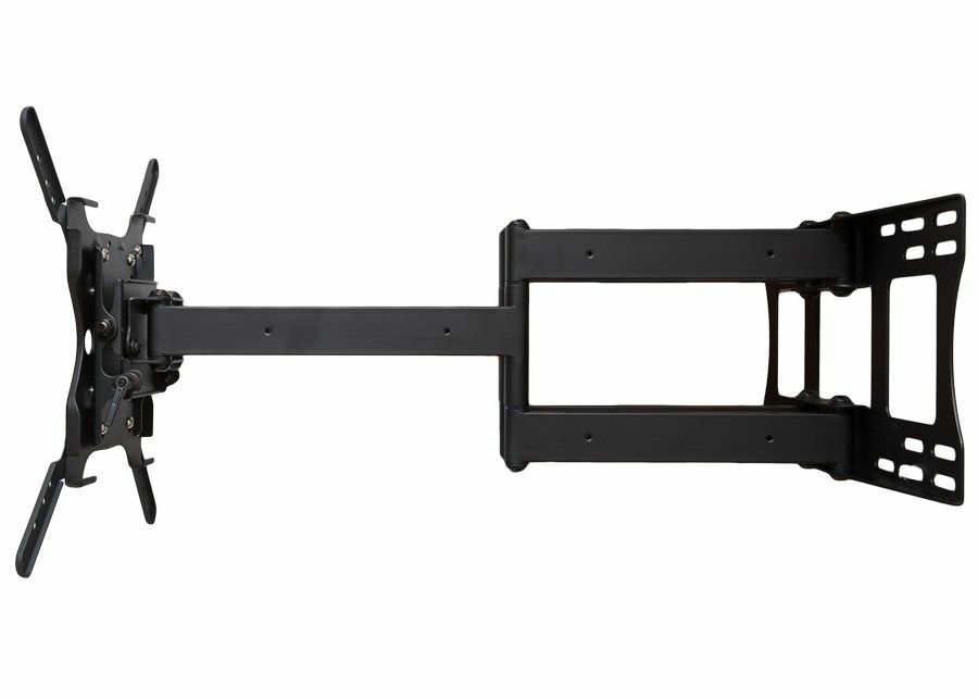 Dual Arm Articulating (Full Motion) Outdoor Weatherproof Mount for 37" - 80" TV Screens & Displays - SB-WM-ART2-L-BL (Black)